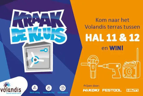 BouwBeurs 2019 | Kraak de kluis bij Volandis!